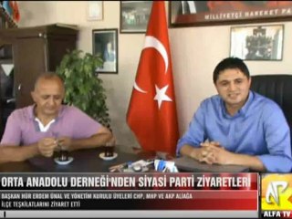 Orta Anadolu Derneği'nden Siyasi Parti Ziyaretleri