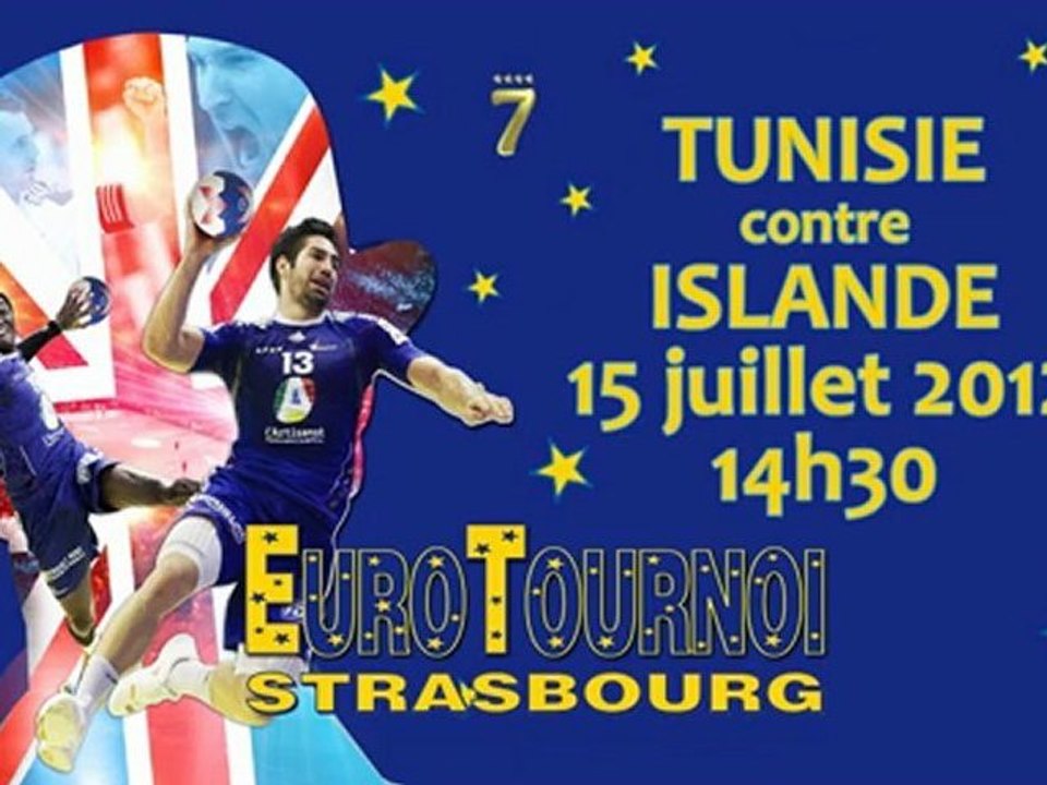 Eurotournoi France Tunisie Espagne Islande HANDBALL