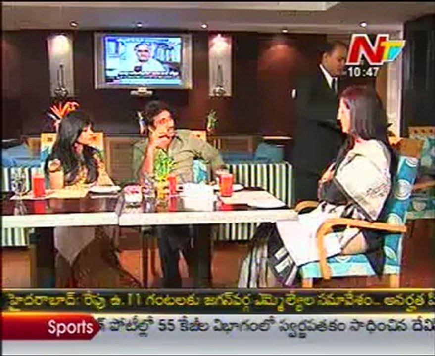 Dine with Ntv - Indian Film Director - Srinu Vaitla Couple - 02