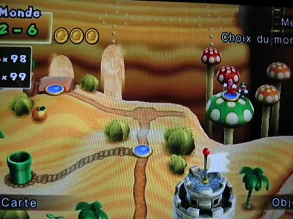 New super Mario bros wii : canon du monde 2