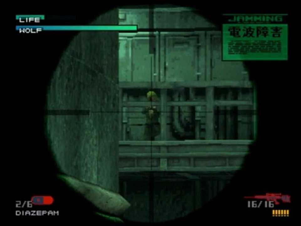 Walkthrough Metal Gear Solid 1 [9] Sniper Wolf