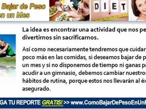 Ejercicios para bajar de peso en un mes: Cambio de rutina