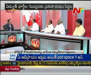 KSR Live Discussion On Power Charges hike in AP - 03