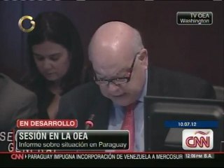 Insulza rechaza suspender a Paraguay de la OEA y apuesta por otra misión