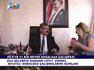 Zileye 20 bin metre doğal gaz çalışması