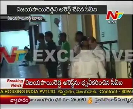 CBI arrests Jagan's right hand Vijay Sai Reddy