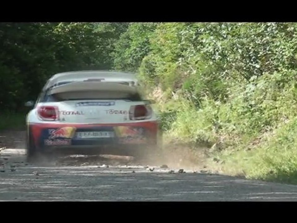 Essais pré-Allemagne 2012 LOEB/HIRVONEN DS3 WRC