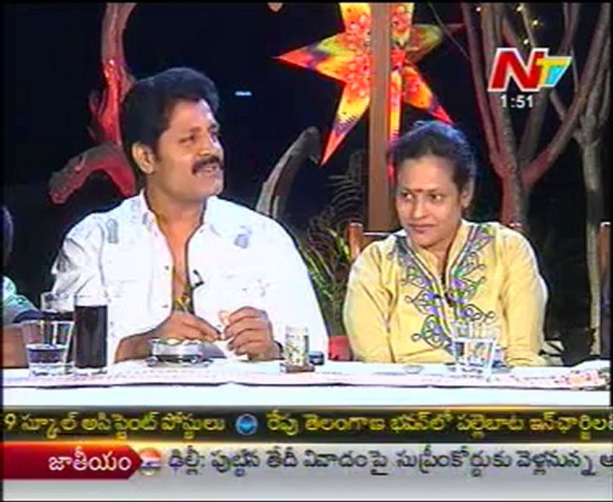 Dine with Ntv - Tollywood Hero - Real Star Sri Hari Couple - 03