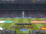 Himnos nacionales de Italia y España en la final de la Eurocopa 2012