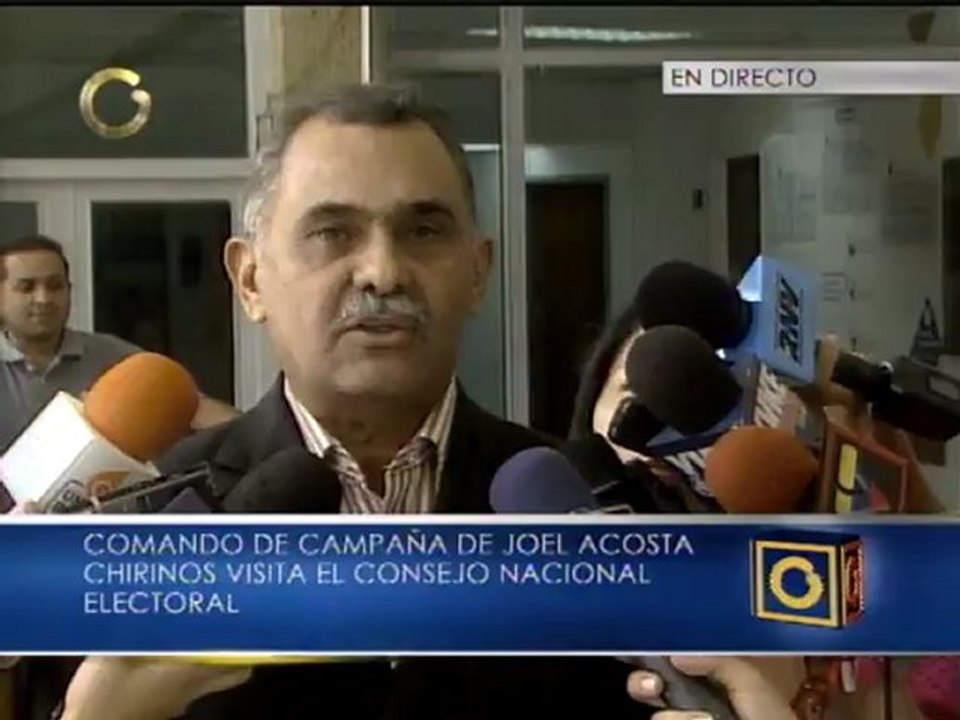 Contreras: candidatura de Acosta Chirinos busca "mantener a la revolución en el Gobierno"
