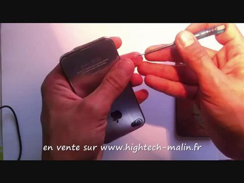 Tuto remplacement vitre arrière Iphone 4 4S alu et miroir