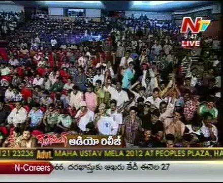 Chiru Satires on Media for Ram Charan absence at Gabbar Singh Audio Launch - 27