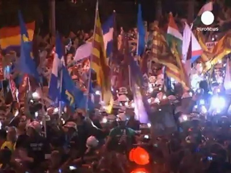 Spain's marching miners arrive in Madrid