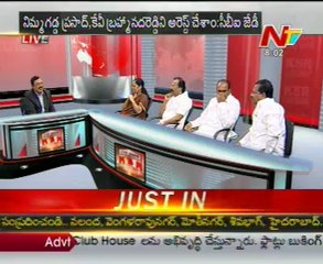 Live Show with KSR - Vasireddy Padma,Aravindkumar Goud,T G VK Reddy, A Chandrasekhar   03