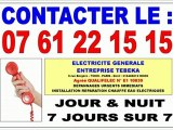 ELECTRICITE GENERALE ENTREPRISE AGREE - 0761221515 - ELECTRICIEN DEPANNAGE URGENT IMMEDIAT JOUR ET NUIT - PARIS 15 75015