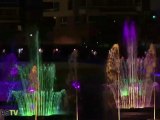 Jeux d'eau et de lumière à Strasbourg