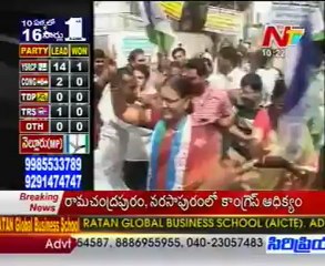 AP By Poll Results - Celebrations at YSRCP office
