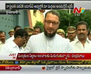Asaduddin Owaisi met Jagan in chanchalguda jail