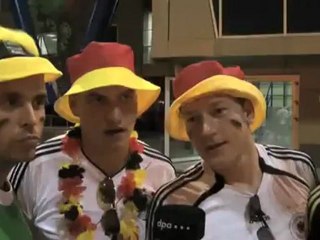 Begeisterung nach Deutschland gegen Holland
