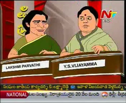 Lallu Brothers with Lakshmi Paravathi - YS Vijayamma