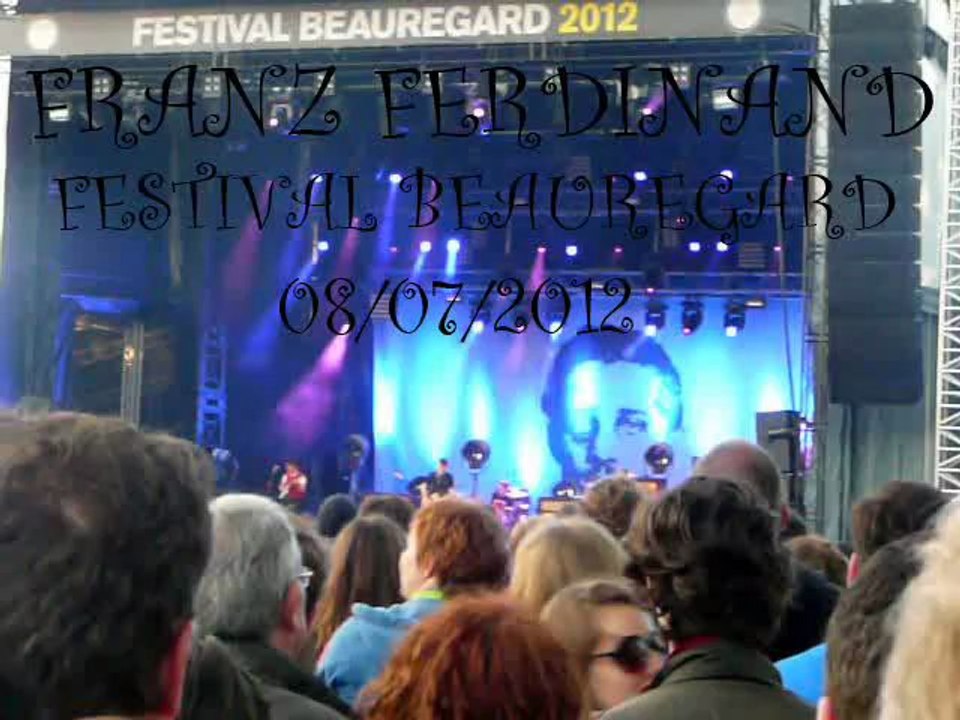 Franz Ferdinand @ festival Beauregard