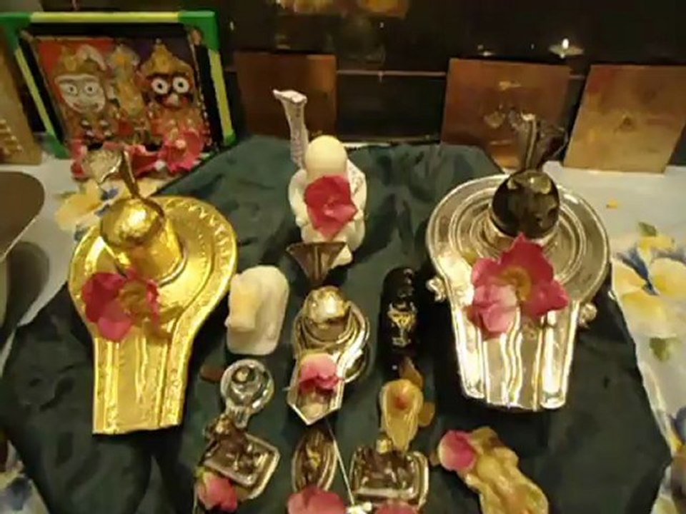 Shiva jalabhishekam in Frödingsgatan 12, Uppsala, Home of Aruna & Hari Sharma, in Sweden