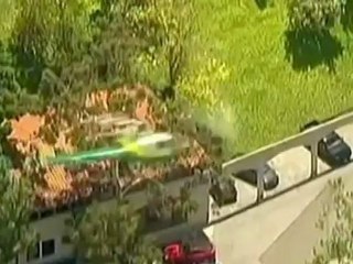 Teacher accused of child abuse slams into house during chase