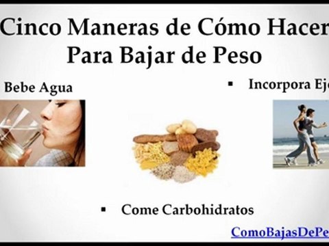Como Hacer Para Bajar de Peso