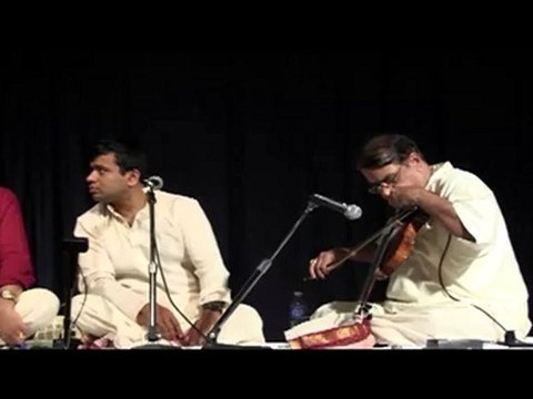 CARNATICA BROTHERS AT SRI VENKATESWARASWAMY TEMPLE IN CHICAGO: RAGAM, TANAM, PALLAVI -1