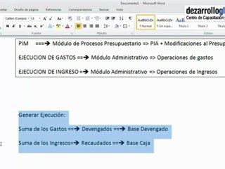 Curso del SIAF 2012 - Módulo Contable P16