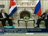 Cuba y Rusia refuerzan lazos de amistad y cooperación