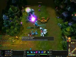 Isi(Kimie Min-Ahri)&Rocío(Marblin-Miss Fortune) Partida en el LOL. (A mi no se me escuchaD:)