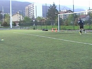 exercice deplacement 2 gardien de but football goalkeeper training