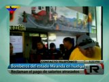 (VÍDEO) Bomberos de Miranda inician huelga de hambre para exigir reivindicaciones laborales  1/2
