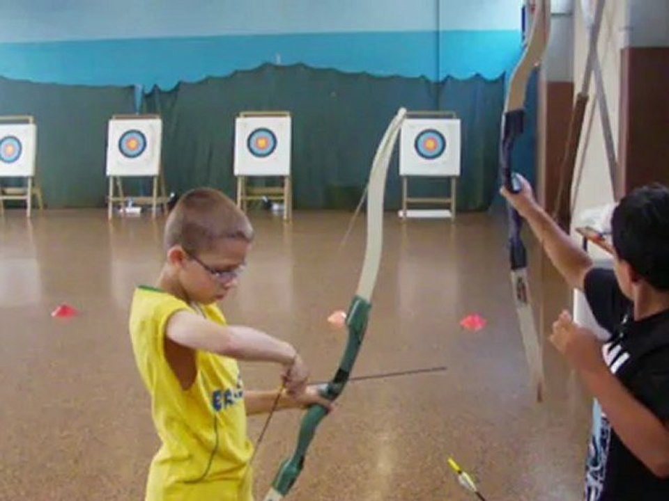 activité Tir àl'arc à sports vacances le 12/07/2012