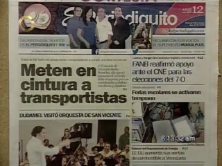 Titulares de Primera Página este 12 de Julio