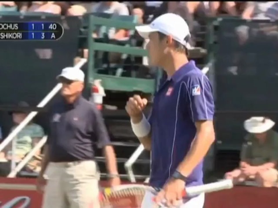 Newport: Nishikori gewinnt Drei-Satz-Schlacht