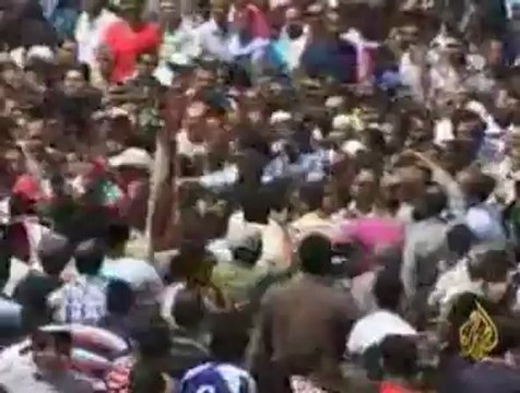 تظاهر الآلاف في ميدان التحرير في القاهرة