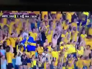 Zlatan Ibrahimovic : son but de dingue contre la France à l'Euro