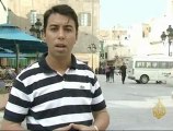 مواجهات بين االشرطة ومحتجين لفض اعتصام في تونس