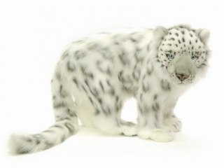 Peluche léopard des neiges 65 cm