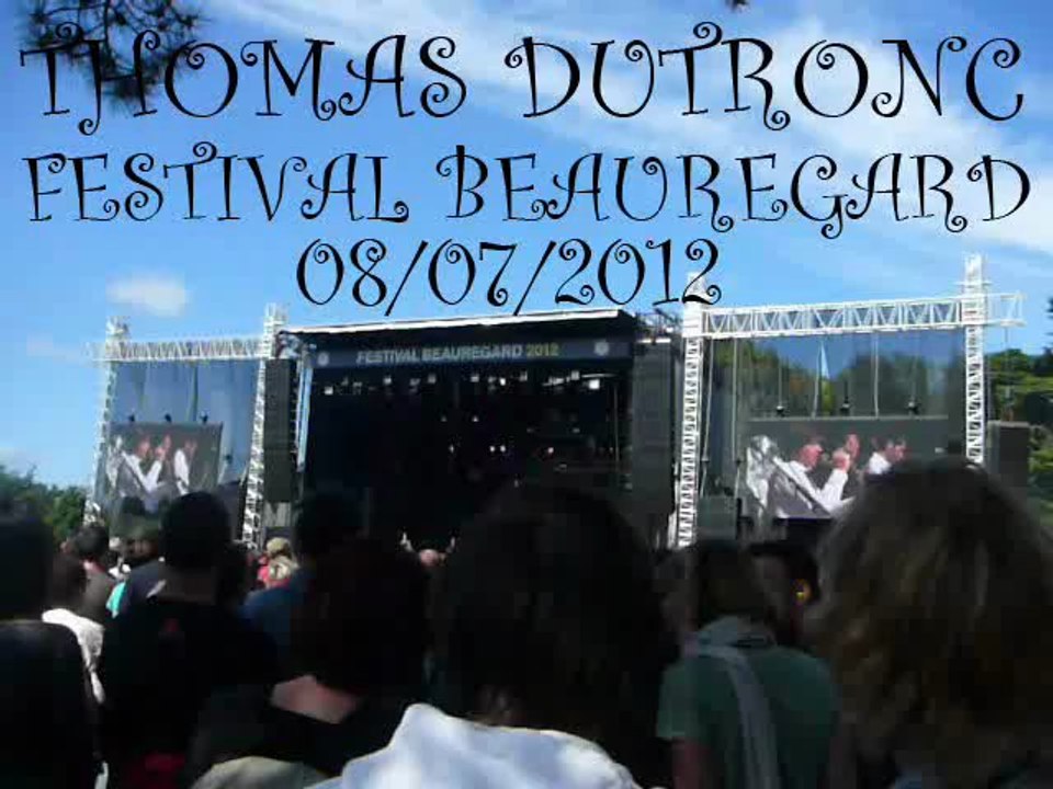 Thomas Dutronc @ festival Beauregard