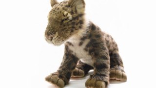 Peluche léopard malicieux 38 cm