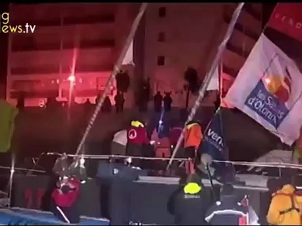 Marc Guillemot 3ème et Sam Davies 4ème - Vendée Globe 2008-2009