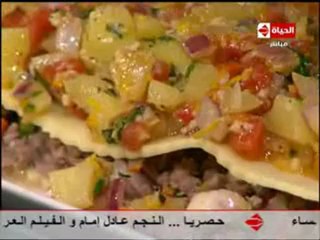 الشيف حسن كمال لازانيا مع الريكوتة