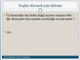 2012 KPSS Matematik Çalışması - İpuçları ve Çıkmış Sorular