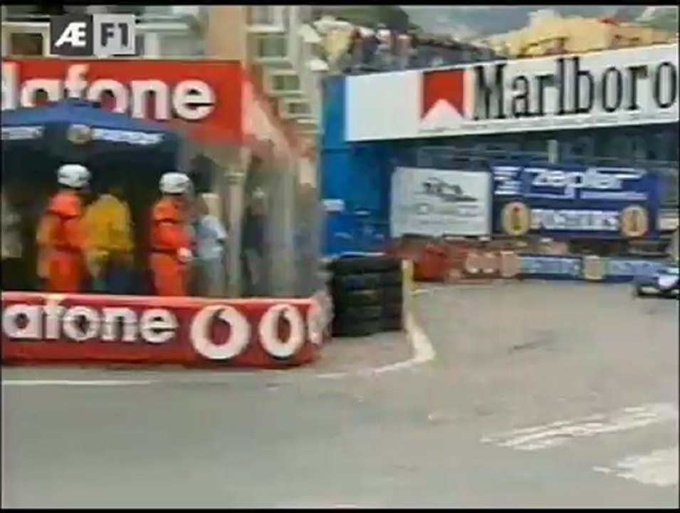 Monaco 2002 Kimi Räikkönen FP2 Crash