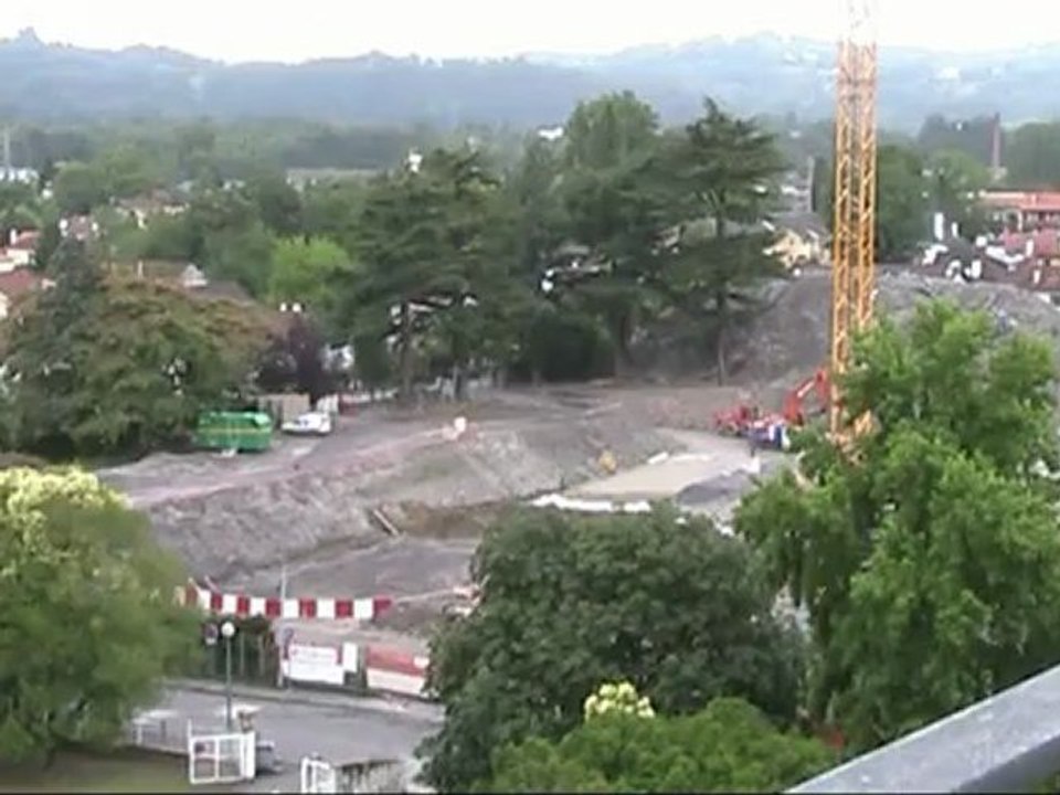 " LES W-D. D. MICHOU NEWS " - début des travaux de construction du Stade nautique 10 - 11 juillet 2012