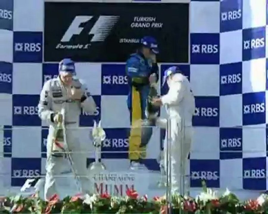 Turkey 2005 Formula 1 Podium