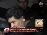 Diego Maradona repartió frases... maradonianas  criticó las fiestas de Tinelli y le tiró un palito a la Nannis